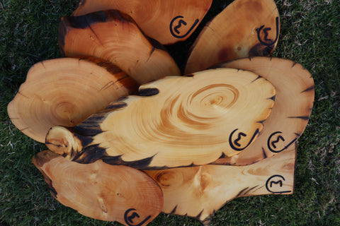Huon Pine rustic round