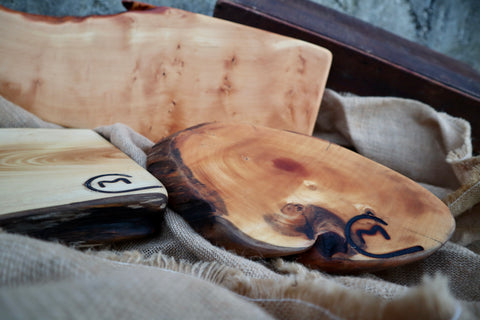 Huon Pine rustic round